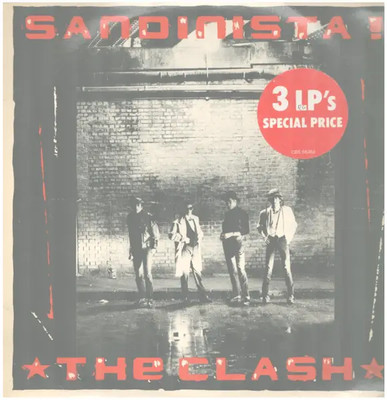 The Clash Sandinista! INCL. INSERT NEAR MINT CBS Vinyl LP-Box