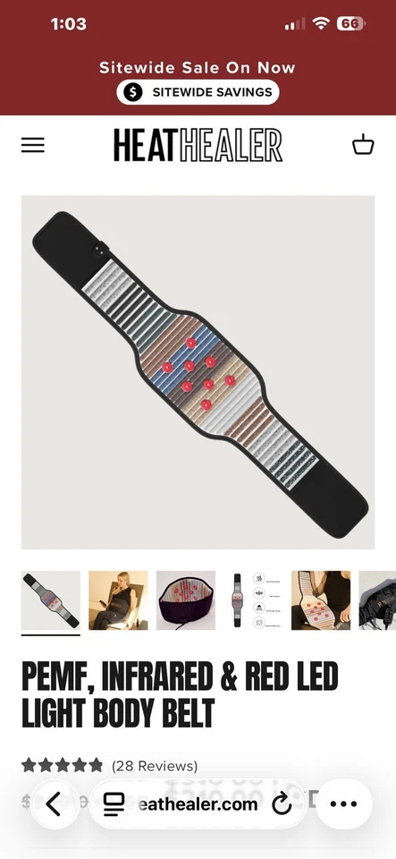 Healer Body Belt Neu Open Box - Bild 1 von 4