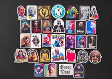 Snoop Dogg Vinyl Decal Stickers 90's Rap Hip Hop Graffiti Art Weed Gin Juice