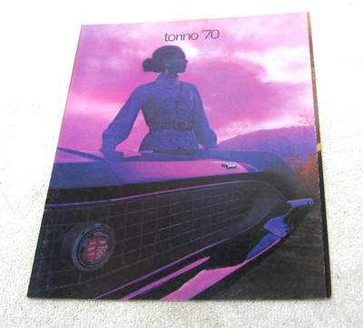 VINTAGE 1970 FORD TORINO GT COBRA  AUTO SALES BROCHURE ORIGINAL
