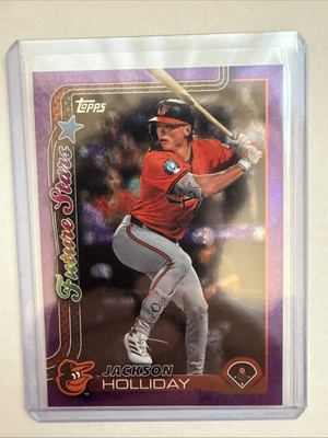 Jackson Holiday 2025 Topps 2025 Future Stars Purple Foil  /250 