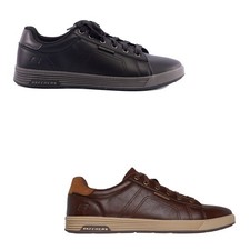 Skechers Cavell Hensley Mens Synthetic Lace-Up Memory Foam Casual Trainers