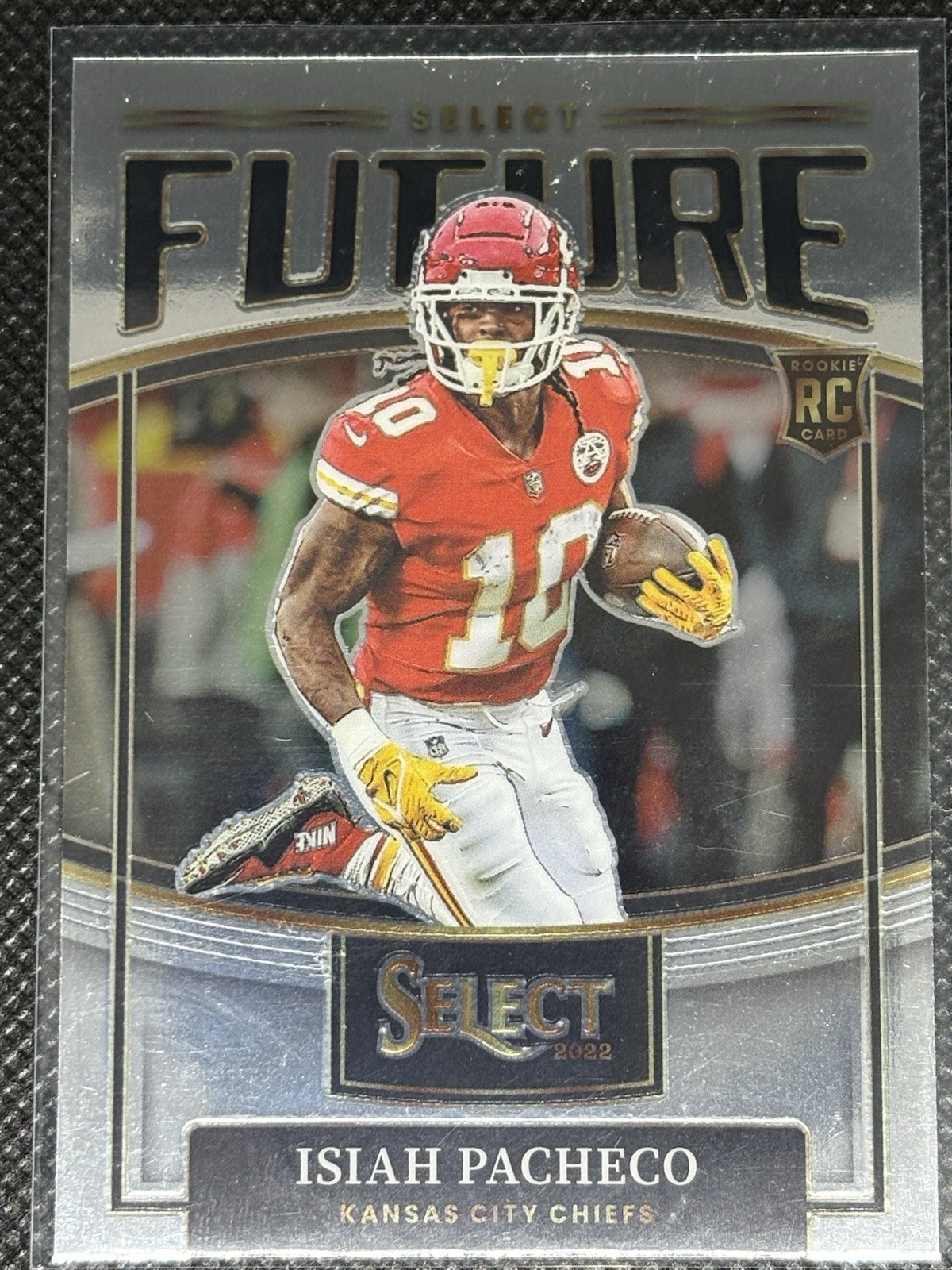 2022 Panini Select - Select Future Isiah Pacheco #SF-14 (RC)