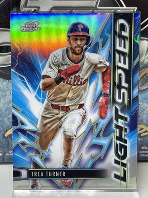 2025 TOPPS COSMIC CHROME - Trea Turner #LS-8 - Light Speed - Phillies