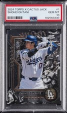 2024 TOPPS COSMIC CHROME X CACTUS JACK #1 SHOHEI OHTANI PSA 10