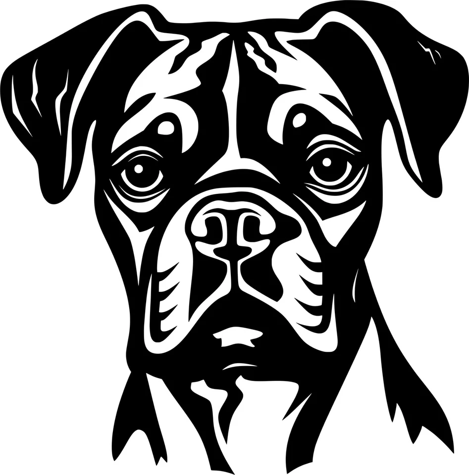 Aufkleber Auto Sticker Hund 037 Boxer Dog Wandtattoo - Bild 1 von 1