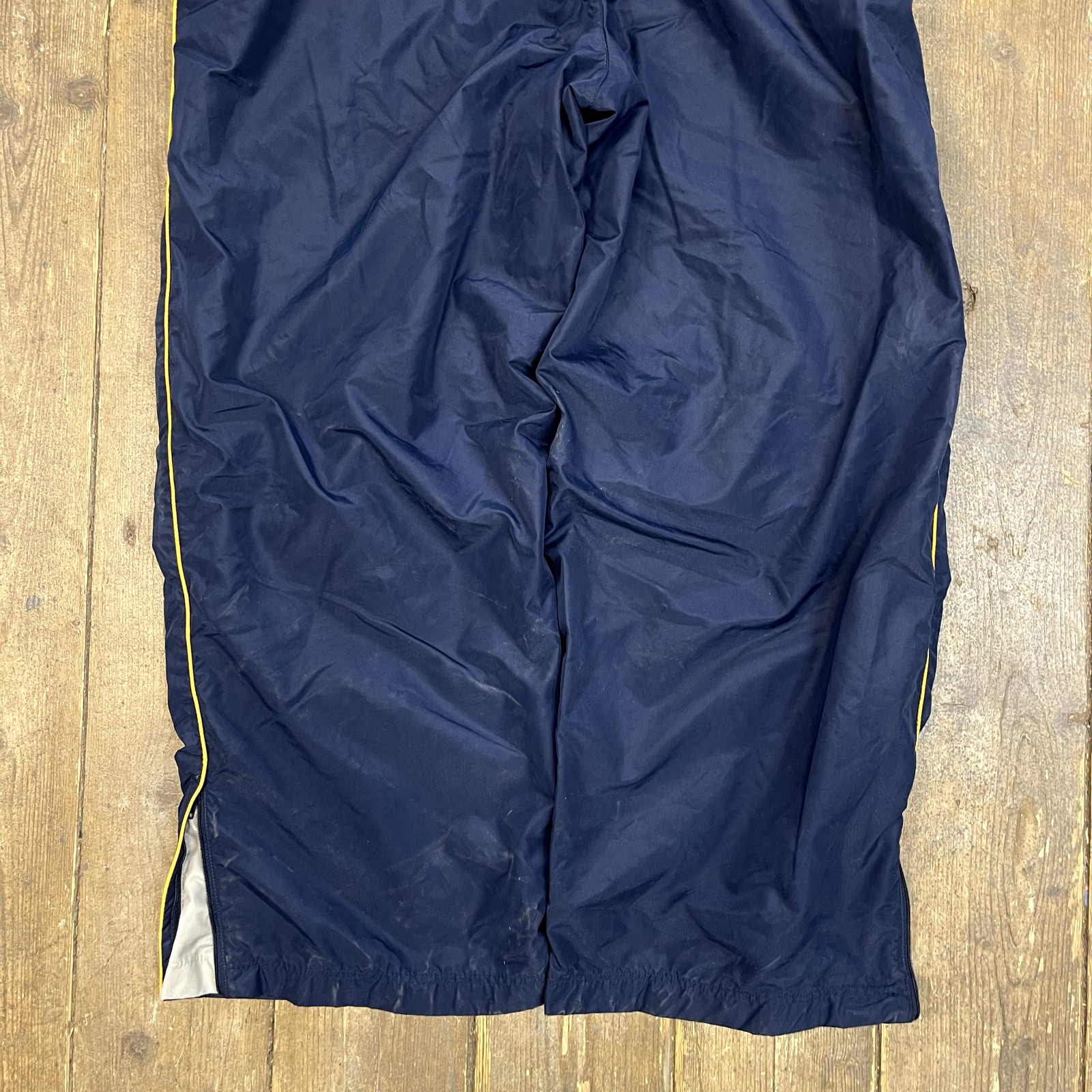 Nike Track Pants 90's College Sports Joggers, Navy, Mens XL image 7