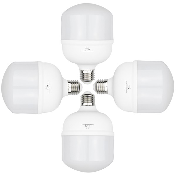 LED Lampe 4X E27 28W Kaltweiß 6500K Maclean MCE302 CW-image