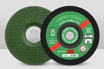 3M Green Corps Flexible Grinding Disc 100 x 2 x 16 mm Grite #46 | eBay