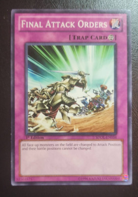 Final Attack Orders - First Edition - Yugioh Trap Card - Vintage