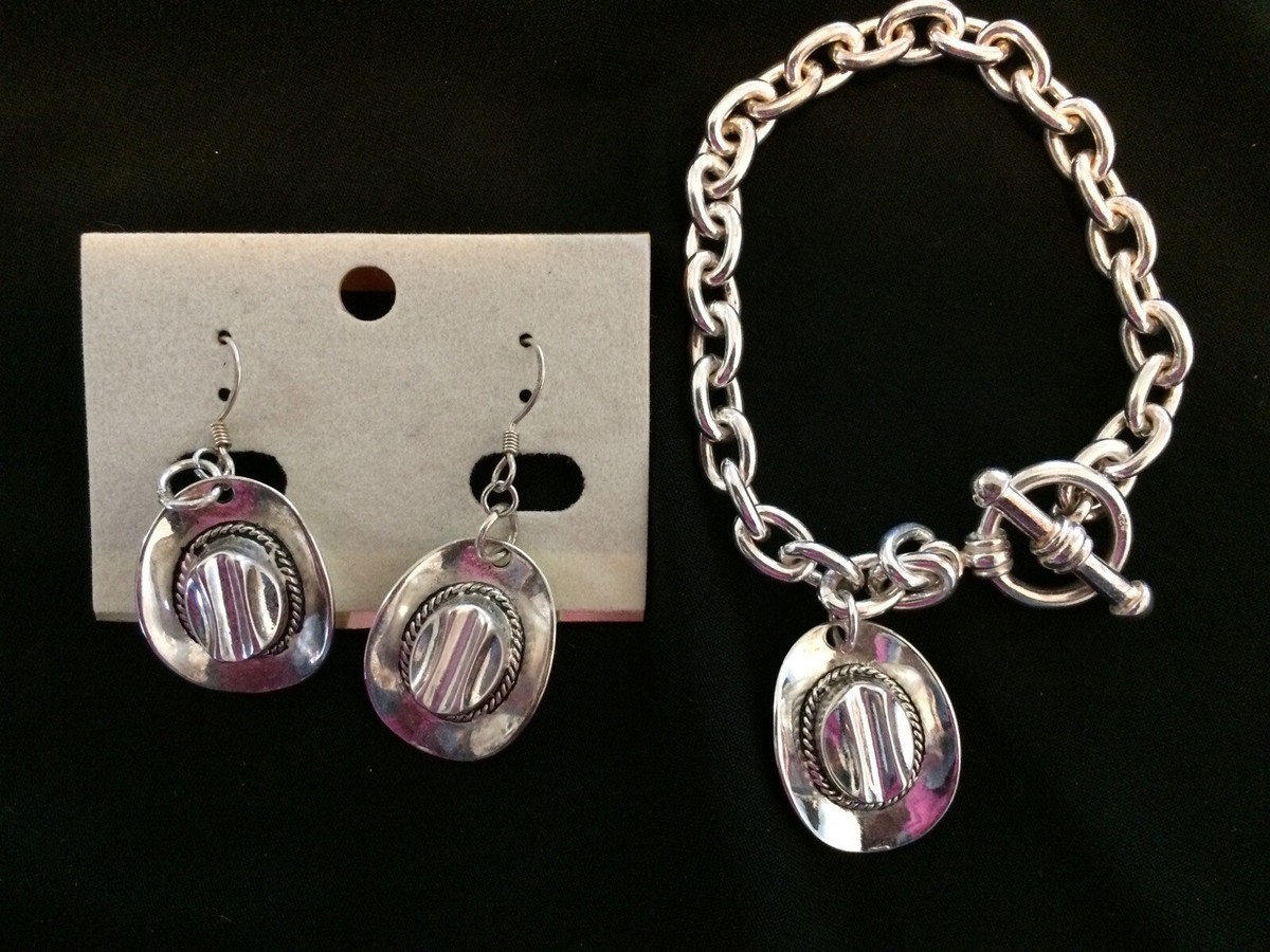 Classic Western Jewelry Set Cowboy Hat Belt Necklace Earrings Bracelet 2614733-81262287-11202025-  main image 3