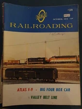 Scale Railroading Magazine Run No: 34 Oct 1974 Good condition