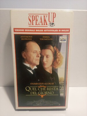 VHS QUEL CHE RESTA DEL GIORNO OTTIME CONDIZIONI