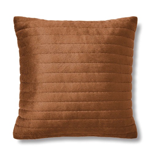 Mainstays 5-Piece Rust and White Stripe Comforter Set, Full/Queen - Picture 9 of 12