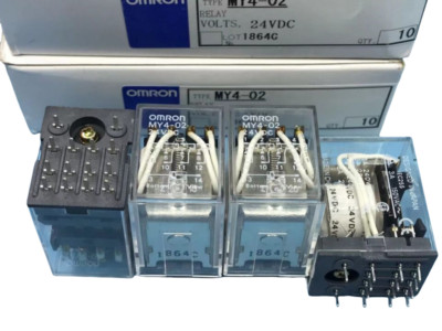 Rel&egrave; Omron MY4-02, 14 Pin, Bobina 12V DC, 3A/150VAC, 5A/240VAC, 5A/28VDC