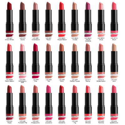 6 NYX Extra Creamy Round Lipstick - LSS CM Wählen Sie Ihre 6 Farbe Joy's