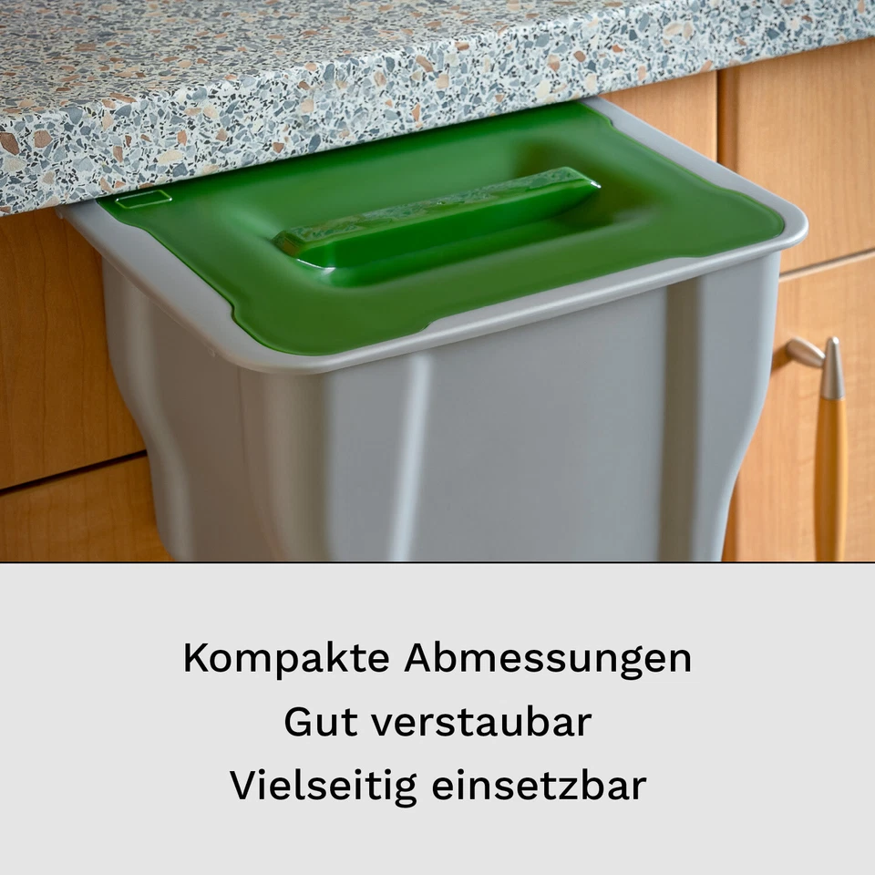 Bio Multifunktionsbehälter, 5l, Abfalleimer Mülleimer Tischabfall Kitchen Box - Bild 2 von 4