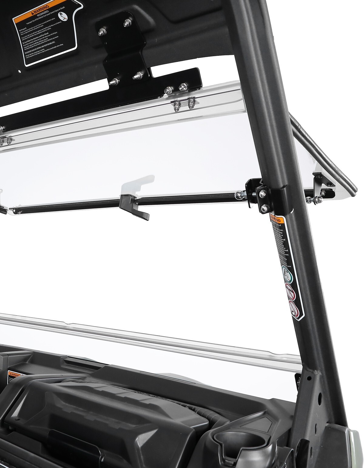 KEMIMOTO 2016-2024 Can Am Defender HD 5/8/10/MAX Front Flip Windshield ...