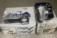 JE Pistons Flat Top pistons and Eagle H-Beam Rods (B-Series Honda,Acura)