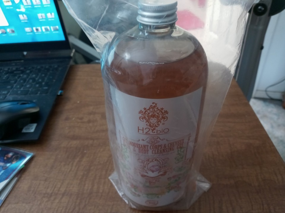 H2O at HOME Gel Moussant Cheveux & Corps Hair and Body Cleaning 33.8 fl