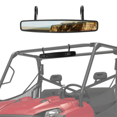 15" Wide Rear View Race Mirror With 1.75" Clamp - Convex Mirror For UTVs (Polaris)