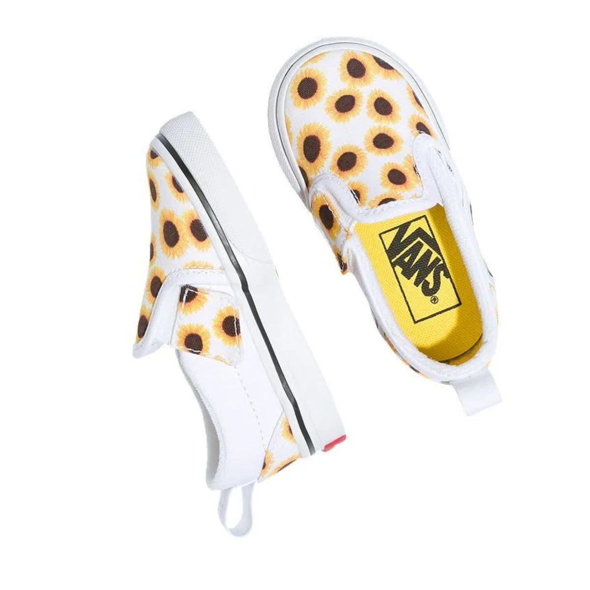 VANS Sunflower Classic Slip on Shoes Toddler eBay