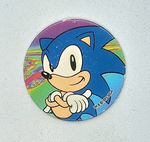 Lot De 38 POGS Sonic The Hedgehog SEGA 1995 – Tous Différents, Très Bon état