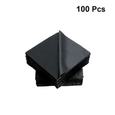 100pcs Microfiber Wipes Eyeglasses Cleaning Cloth Glasses Clean Lens Cloth
