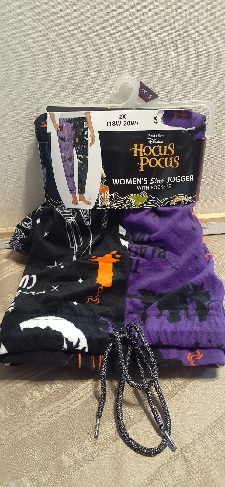 Disney Hocus Pocus Women's Sleep Jogger With Pockets Size 2(18W22W