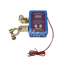 2 Remote Kill Switch Car Battery Disconnect Switch Cut Off LED Voltage Display