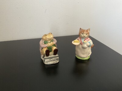 Royal Albert - Beatrix Potter - 2 x Mrs Ribby & Mr Jackson