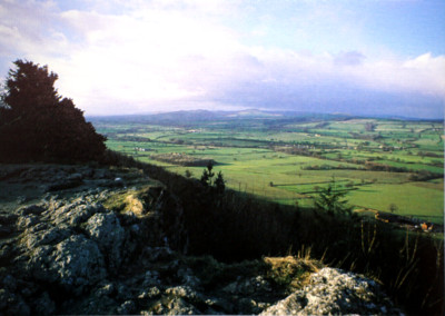 Postkarte Major's Leap Wenlock Edge Thomas Smaliman Roundheads Der Bürgerkrieg RPPC