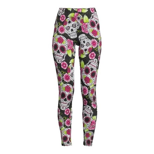 nike skull leggings