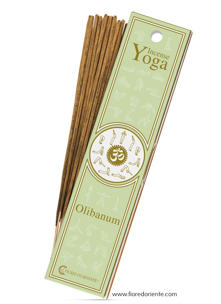 Olibanum Yoga Incense, Incenso Naturale, 10 Bastoncini