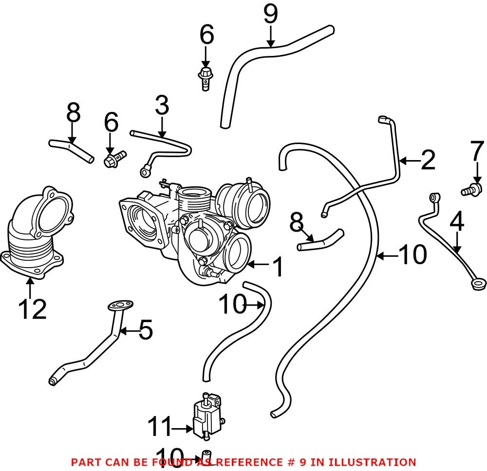 Genuine OEM Vacuum Hose for Volvo 976734 | eBay