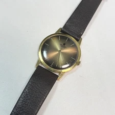 Universal Geneve Hand-wound Gold & Brown Watch Used Working