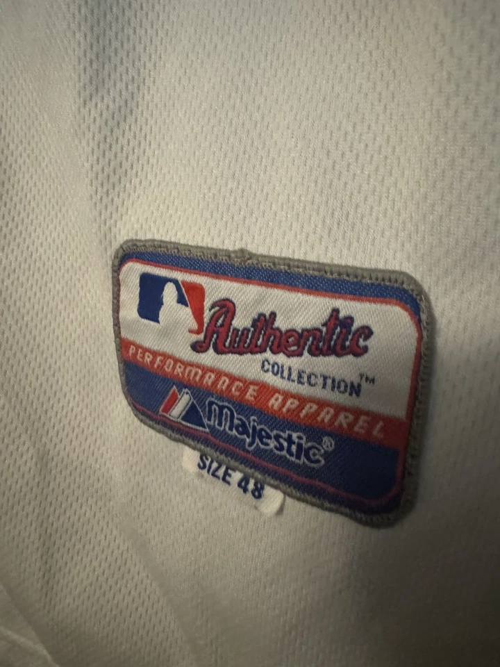 Authentic Joey Votto Cincinnati Reds Men's Home White Jersey w/ Team Patch 90’s - Image 2 of 3