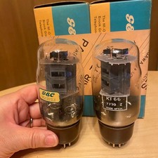 [Prix réduit !] Jeu de 2 tubes à vide KT66 GEC