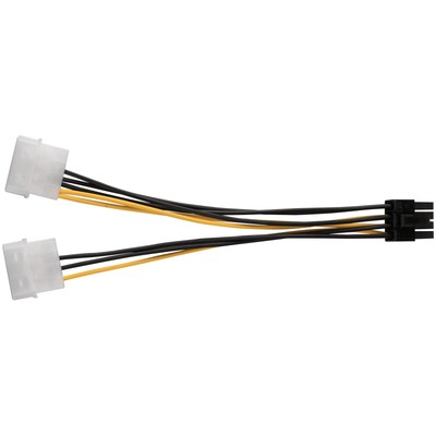 10 StüCk 2 Molex 4 Pin zu 8 Pin PCI Express Grafik Karte PCI-E ATX  Stromri7390