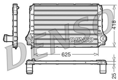 DENSO Charger Intercooler For TOYOTA Avensis Corolla Verso 05-09 179400R010