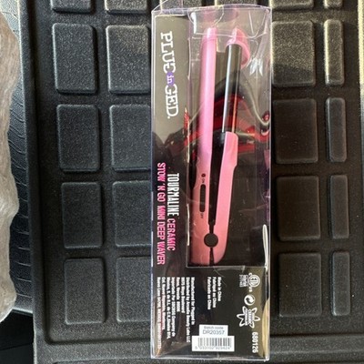 Plugged In Tourmaline Ceramic Mini Deep Waver Pink 4/13 in Ionic