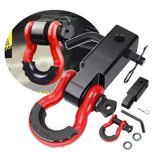 For SUV Trucks RVs Off-Road Vehicle 2" Trailer Hitch Receiver Shackle Tow Mount) - Picture 3 of 15