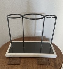 Pottery Barn Thaine Marble Hair Tool Storage White/Black