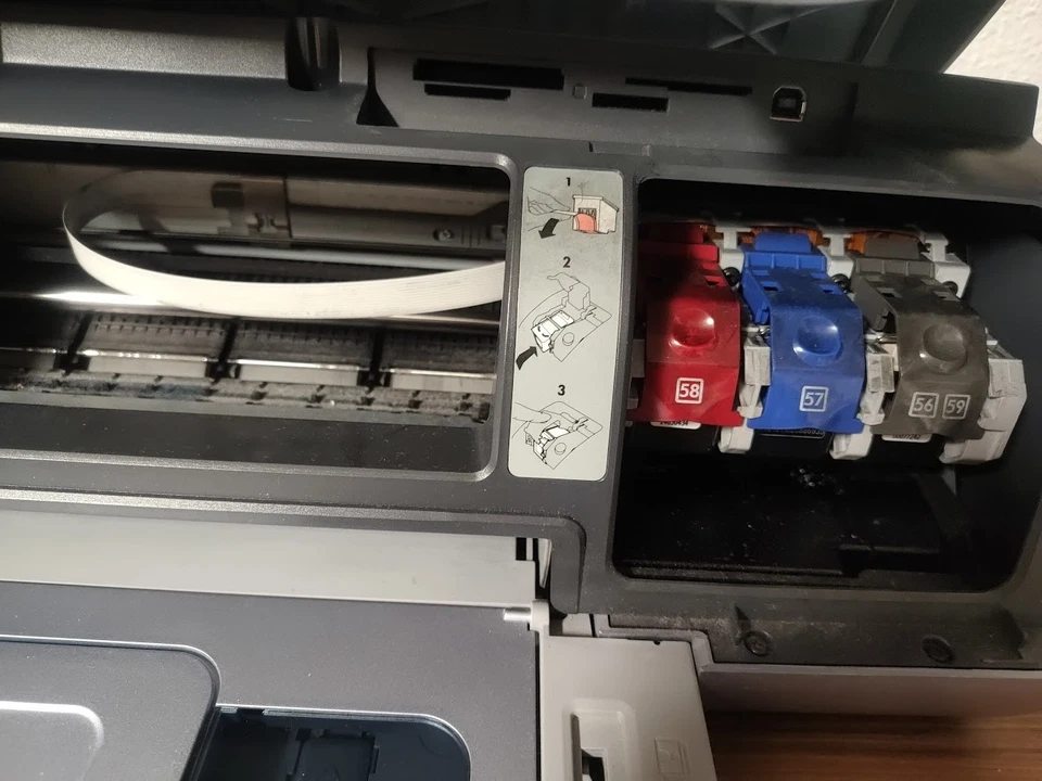 HP Photosmart 7960 Tintenstrahldrucker Photodruck ohne PC - Bild 4 von 4