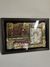CADRE MIROIR COLLECTION COCA COLA / VINTAGE / DECORATION DE BAR / PUBLICITAIRE 