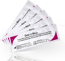 One Step Female Fertility Test Strips, 5 Pack, Peri 1 Count Pack of 5 