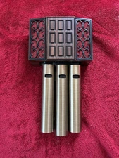 General Electric Telechron Door Bell  60s/70s Brass Tube Beautiful Doorbell