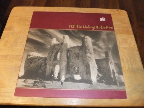 VTG 1984 U2 Unforgettable Fire VINYL RECORD ISLAND 12" BONO NM/EXC COND POP ROCK