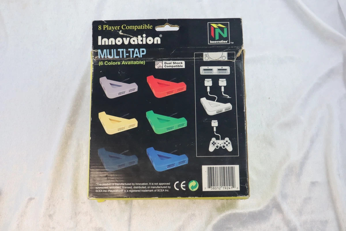 Adaptador PS1 Multi-Tap Innovation 8 jugadores embalaje original sin probar PlayStation 1