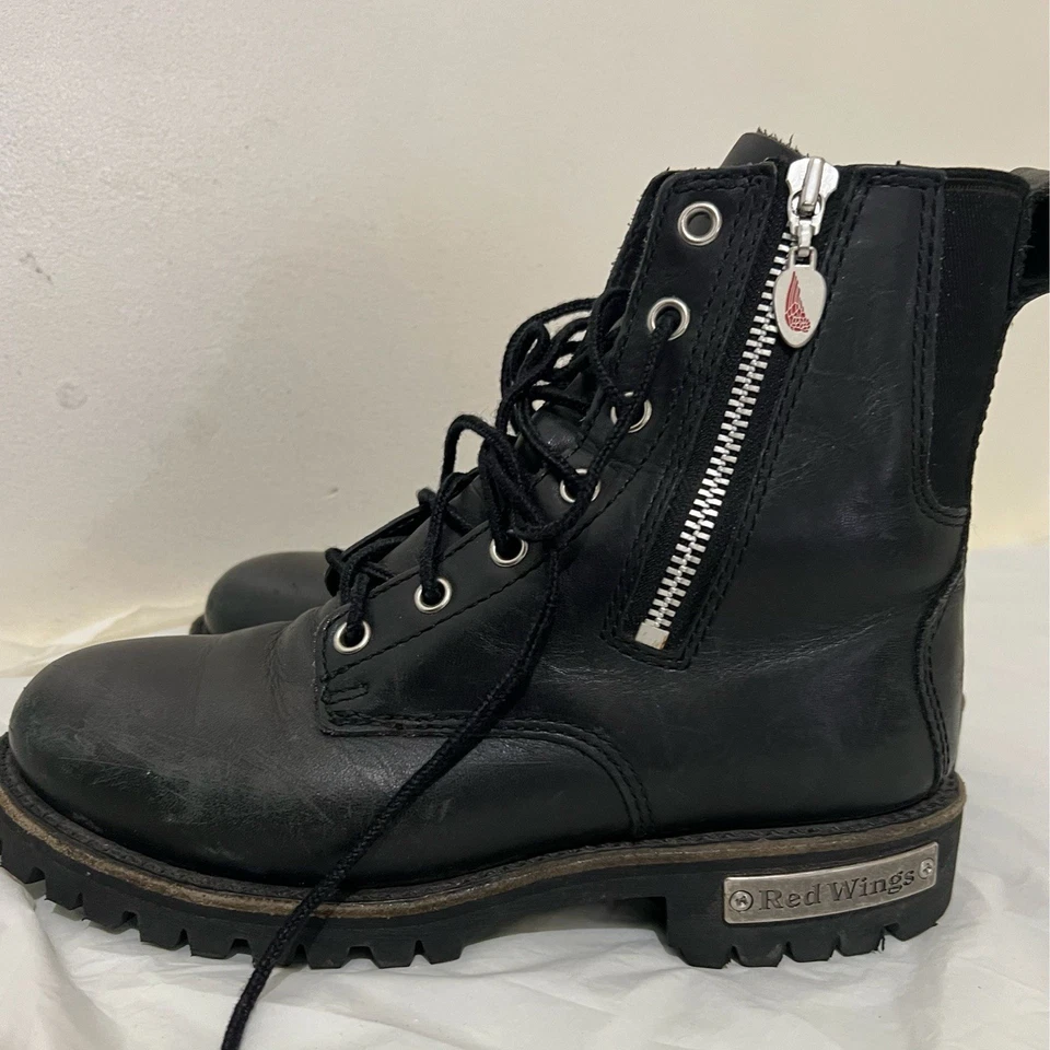 Botas femininas Red Wing tamanho 6,5 B - Imagem 4 de 4